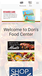 Mobile Screenshot of donsfoodcenter.com